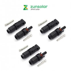 MC4 Connector Pairs (1 in 1 - Pack of 3)