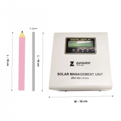Solar Management Unit (SMU) (ZRS 40A-12/24V)