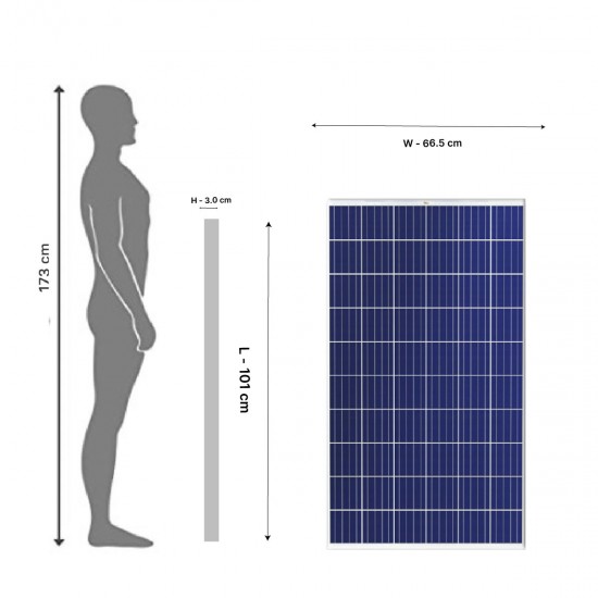 Solar Panel Poly 100 WP