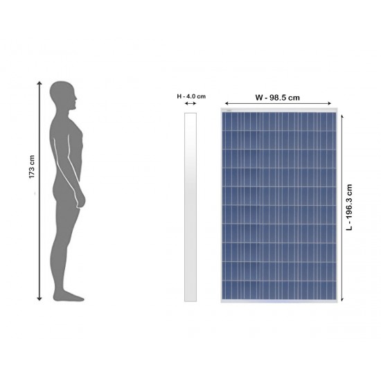 Solar Panel Poly 330 WP Non DCR